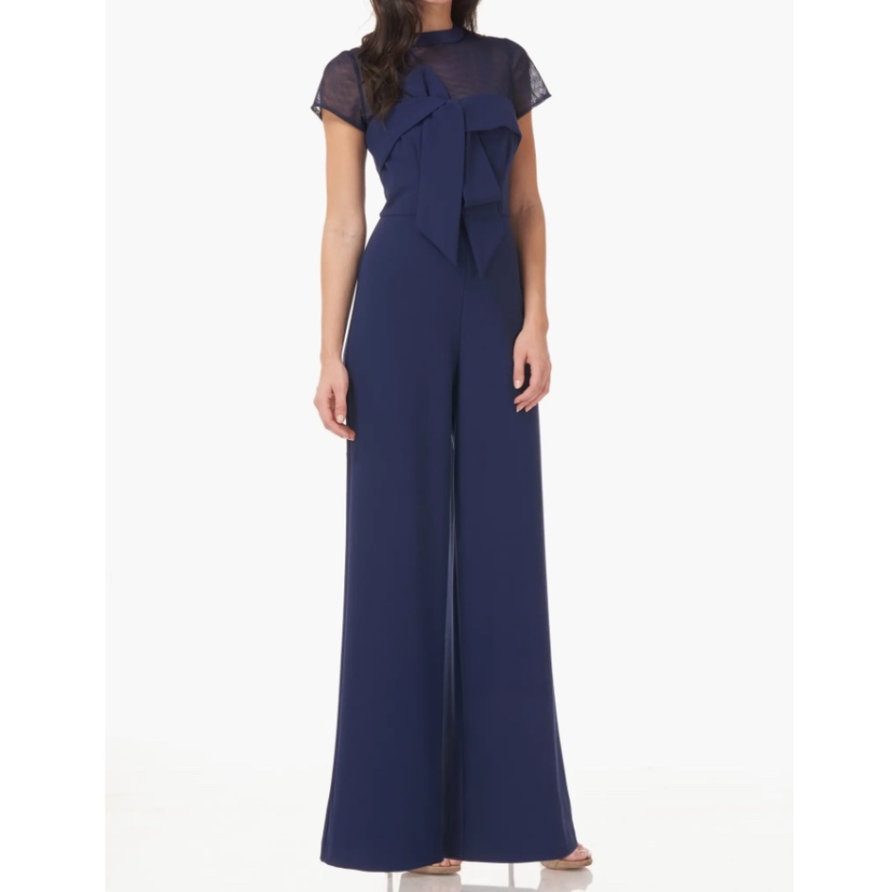 JS Collections Stretch Crepe Jumpsuit